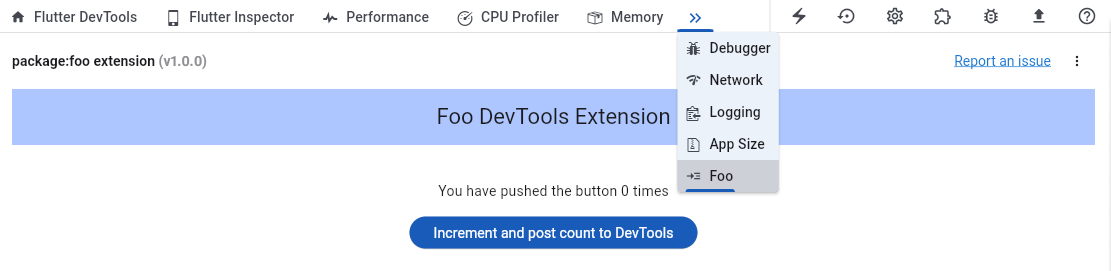 Dart & Flutter DevTools Extensions